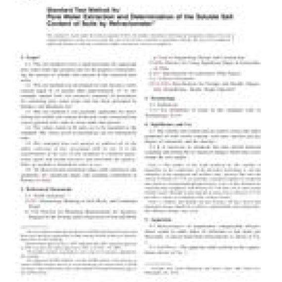 ASTM D4542-07
