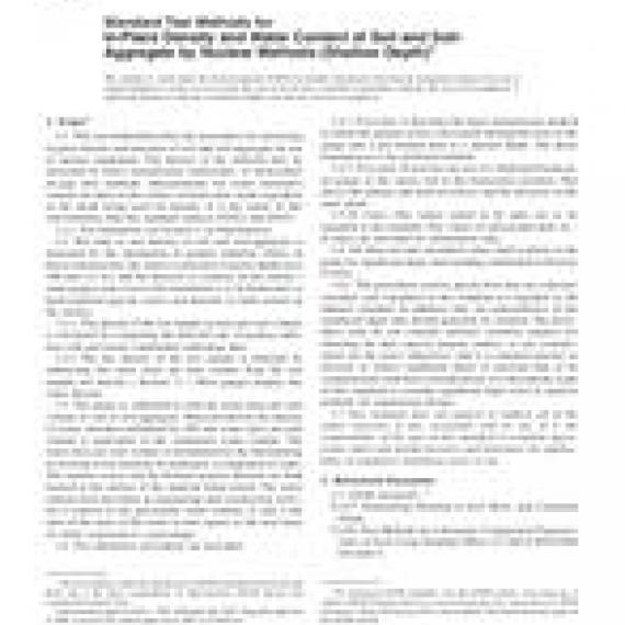 ASTM D6938-07a
