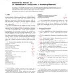 ASTM D257-07