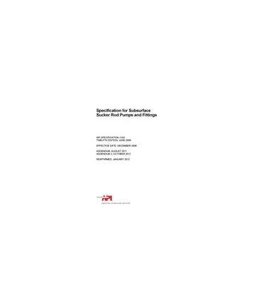 API Spec 11AX  (R2012)