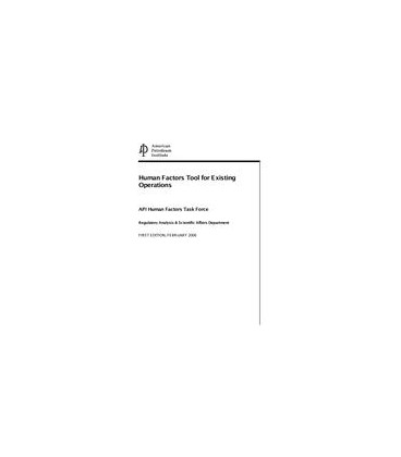 API Human Factors Tool