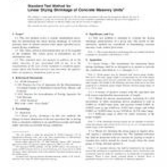 ASTM C426-06