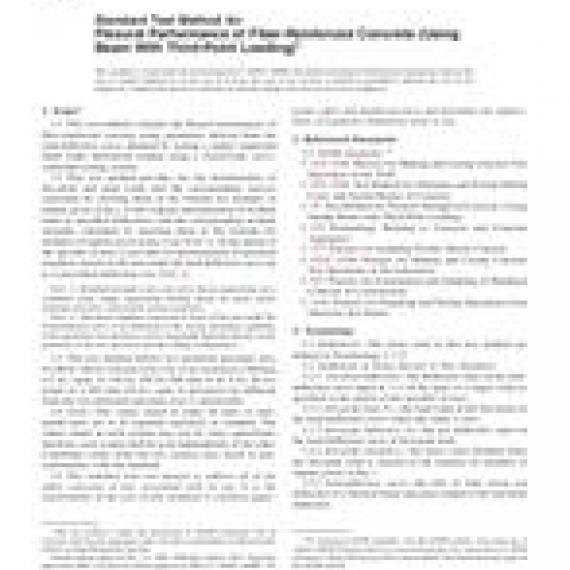 ASTM C1609/C1609M-06