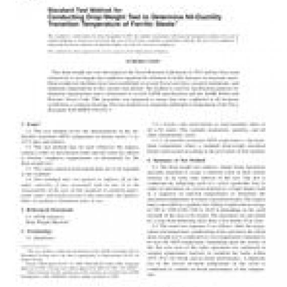 ASTM E208-06