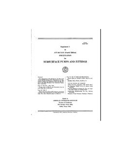 API 11AX Supplement 1