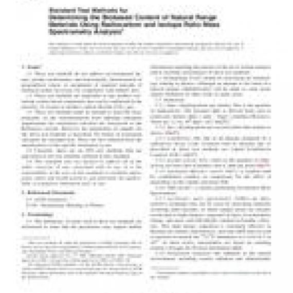 ASTM D6866-06