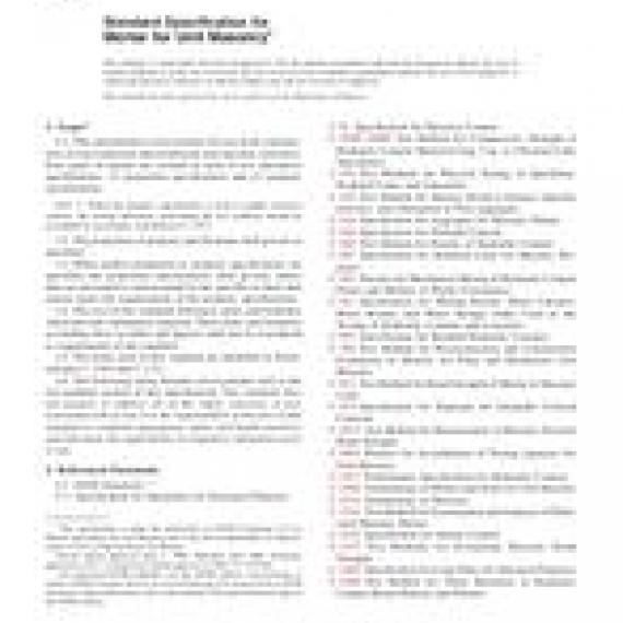 ASTM C270-06