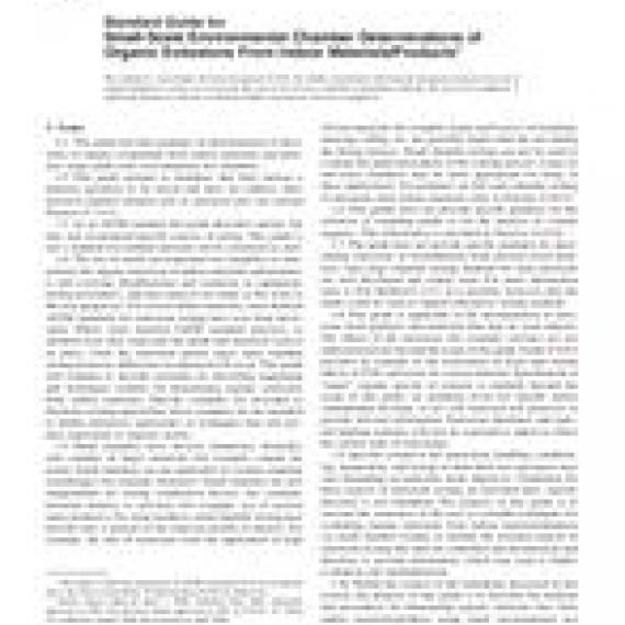 ASTM D5116-06