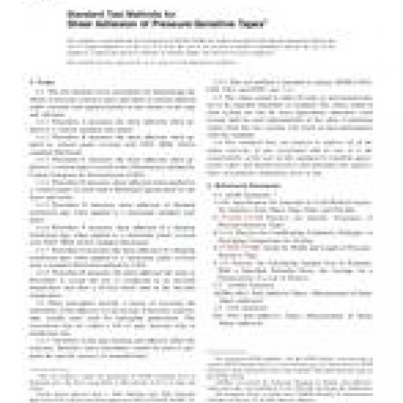 ASTM D3654/D3654M-06