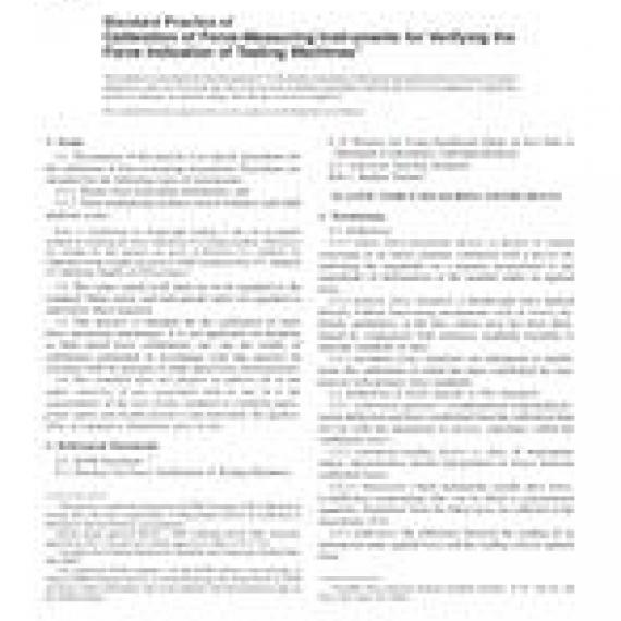 ASTM E74-06
