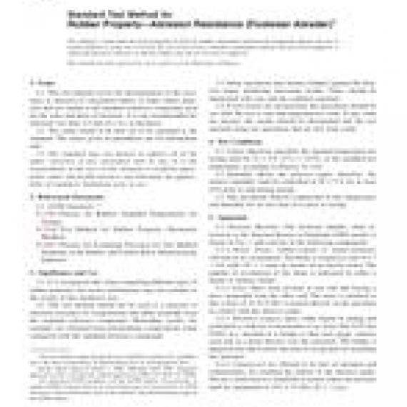 ASTM D1630-06