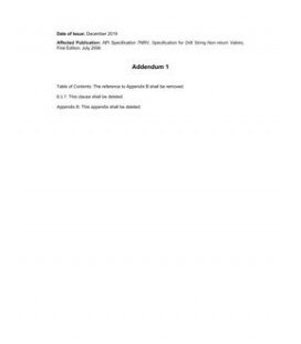 API Spec 7NRV (R2012) Addendum 1