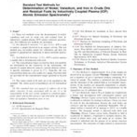 ASTM D5708-05