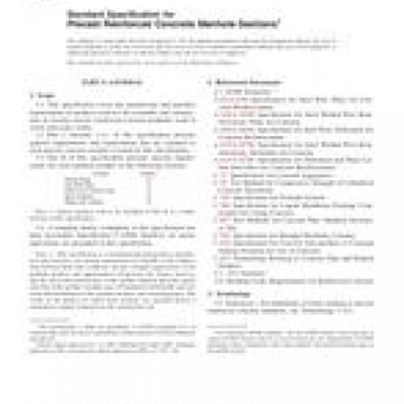 ASTM C478-05