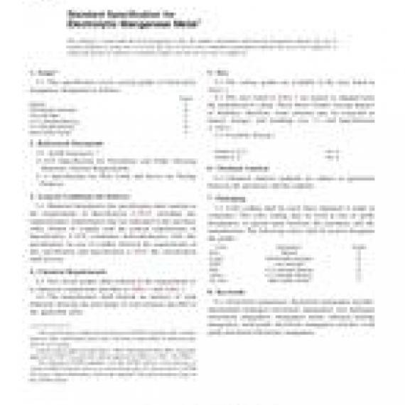 ASTM A601-05