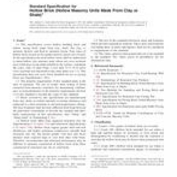 ASTM C652-05