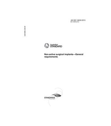 AS ISO 14630:2015
