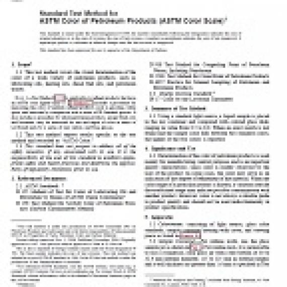 ASTM D1500-04a