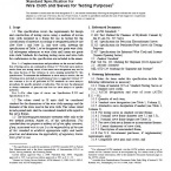 ASTM E11-04