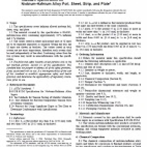 ASTM B654/B654M-04