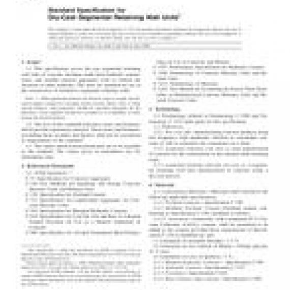 ASTM C1372-04e1
