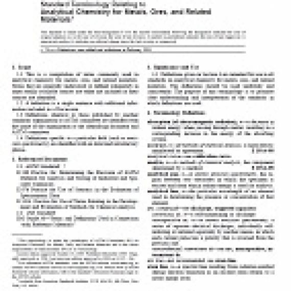 ASTM E135-03de1