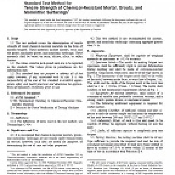 ASTM C307-03