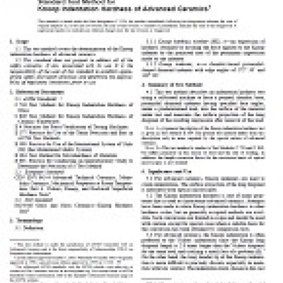 ASTM C1326-03