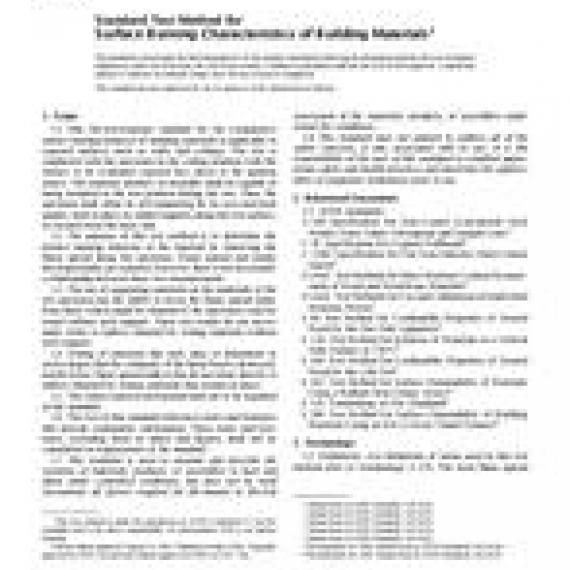 ASTM E84-03b