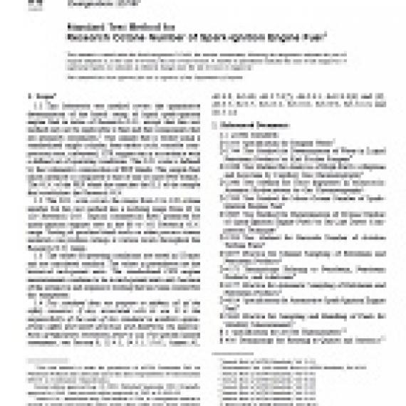 ASTM D2699-03a