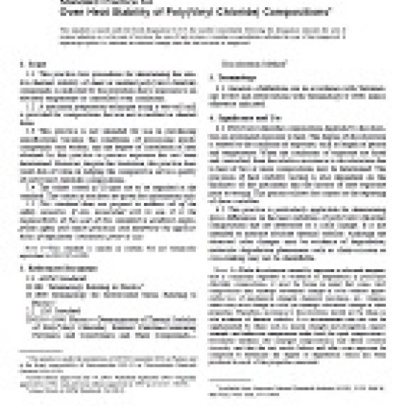 ASTM D2115-92(2003)
