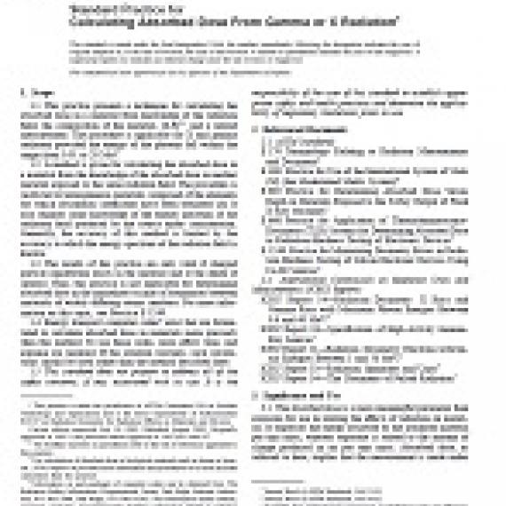 ASTM E666-03