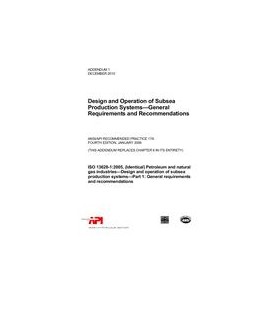 API RP 17A Addendum 1