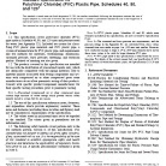 ASTM D1785-03