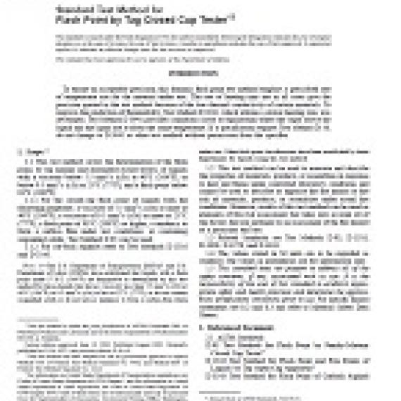 ASTM D56-02