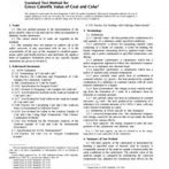 ASTM D5865-99a