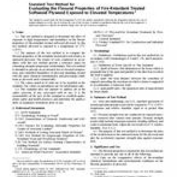 ASTM D5516-01