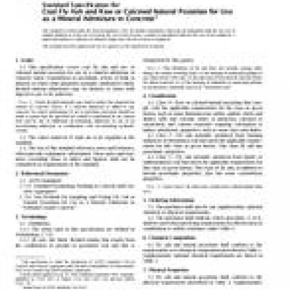 ASTM C618-00