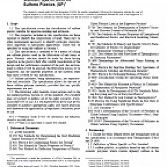 ASTM D6394-01