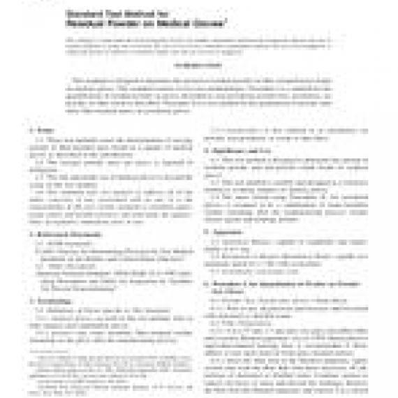 ASTM D6124-01
