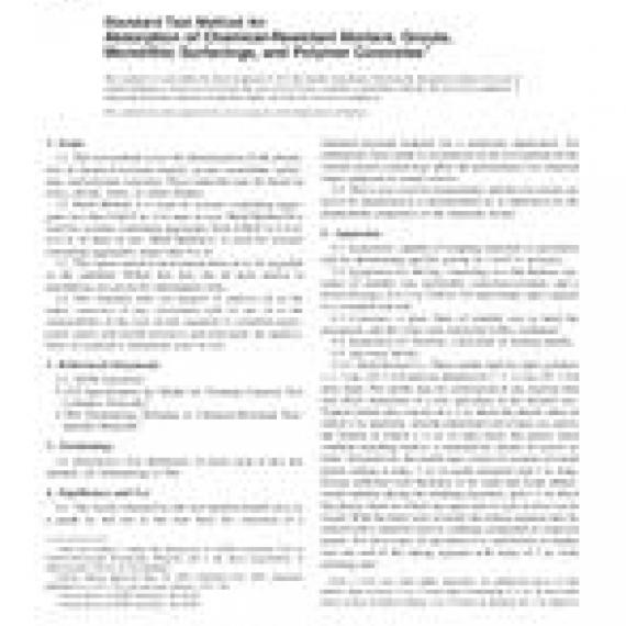 ASTM C413-01