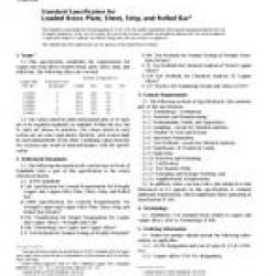 ASTM B121/B121M-01