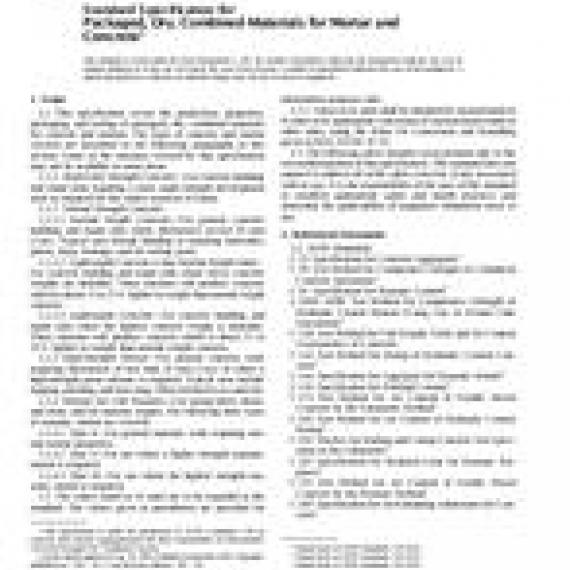 ASTM C387-00
