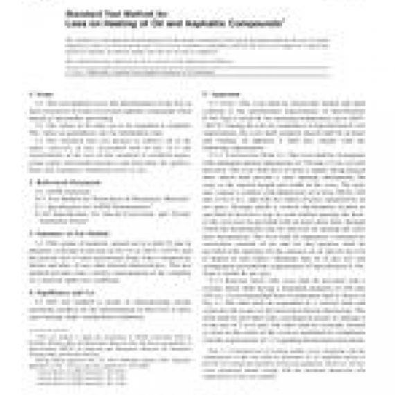 ASTM D6-95(2000)e1