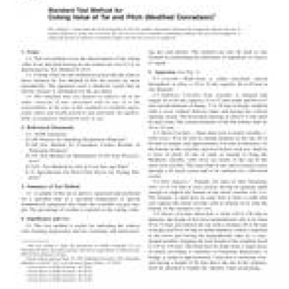 ASTM D2416-84(1999)