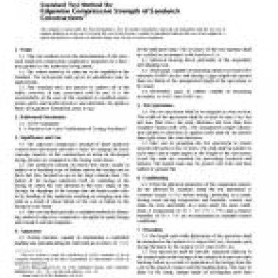 ASTM C364-99