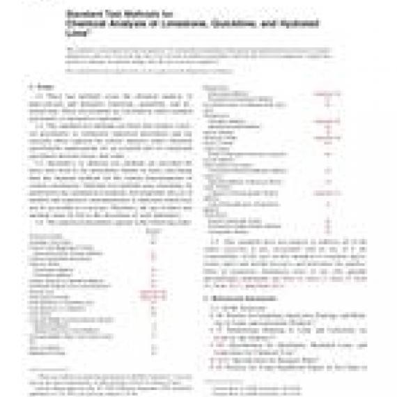 ASTM C25-99