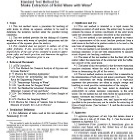 ASTM D3987-85(1999)
