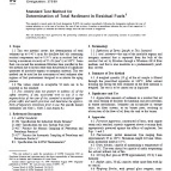 ASTM D4870-99