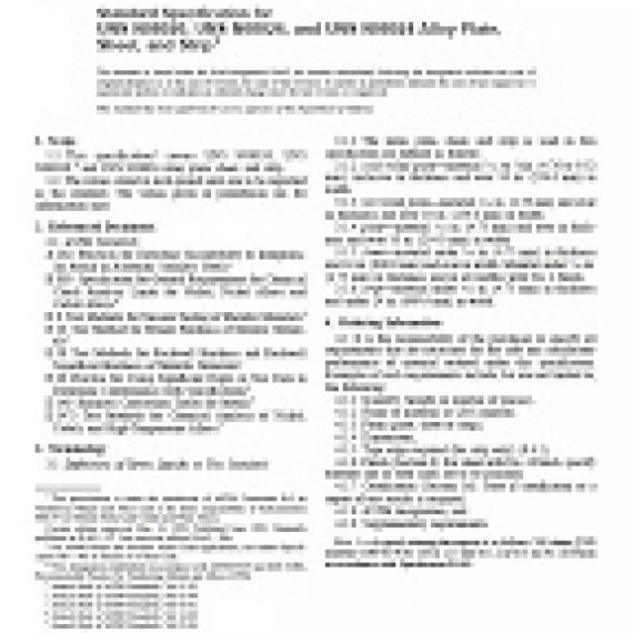 ASTM B463-99